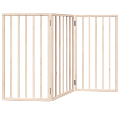 Hondenhek inklapbaar 3 panelen 150 cm populierenhout