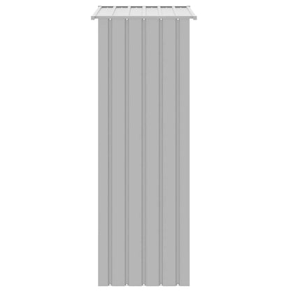 Vogelkooi 115x78x200 cm gegalvaniseerd staal grijs