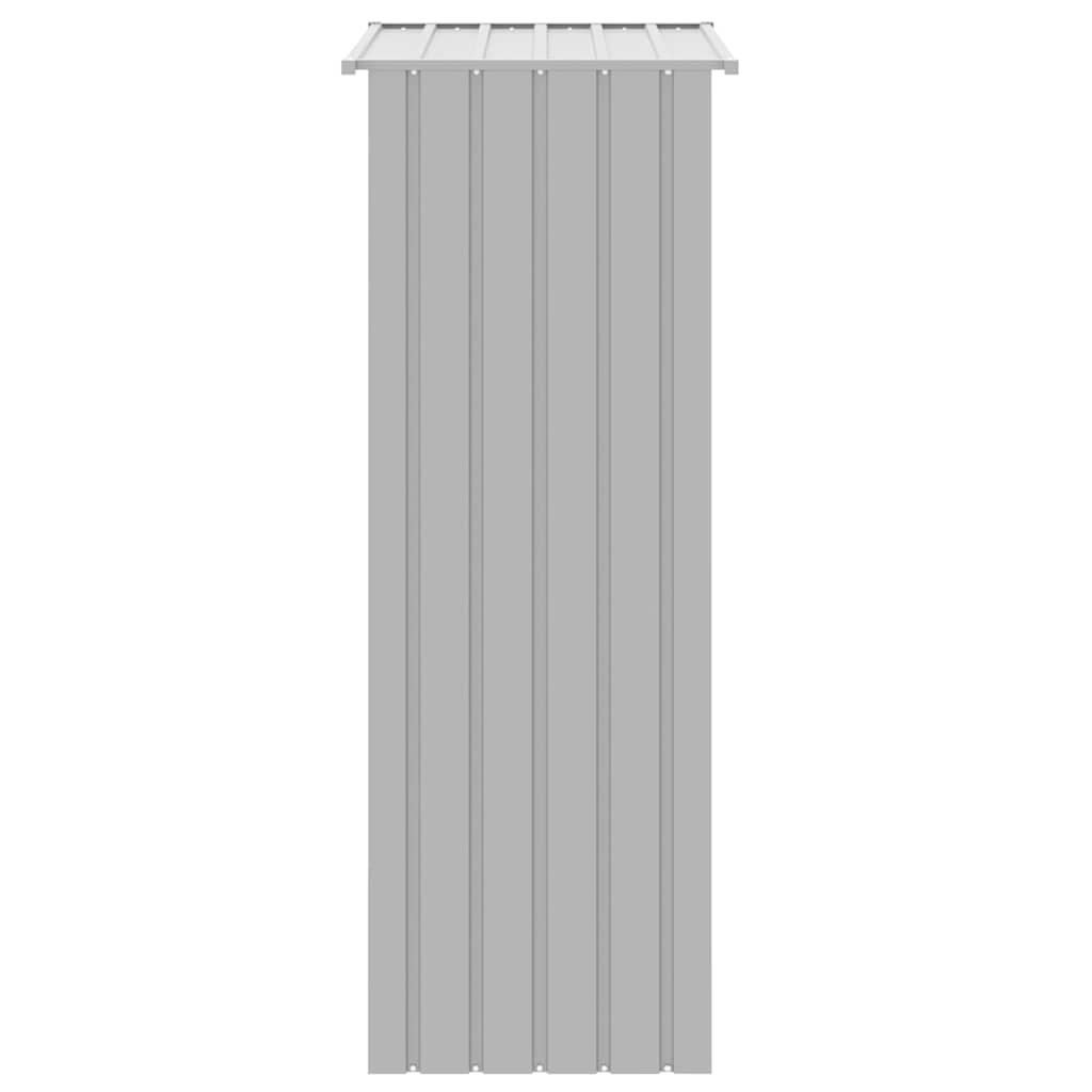 Vogelkooi 215x78x200 cm gegalvaniseerd staal grijs