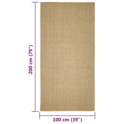 Sisalmat voor krabpaal 100x200 cm