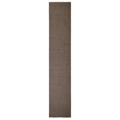 Sisalmat voor krabpaal 66x350 cm bruin