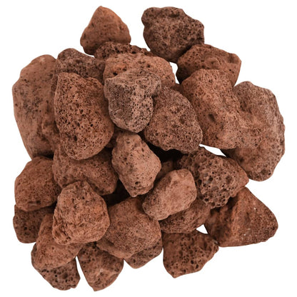 Lavastenen 25 kg 3-5 cm rood