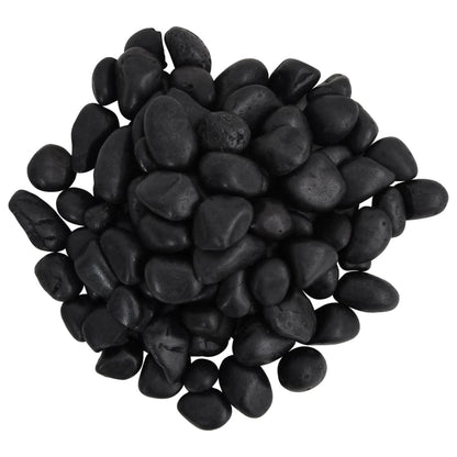 Kiezelstenen gepolijst 2-5 cm 10 kg zwart