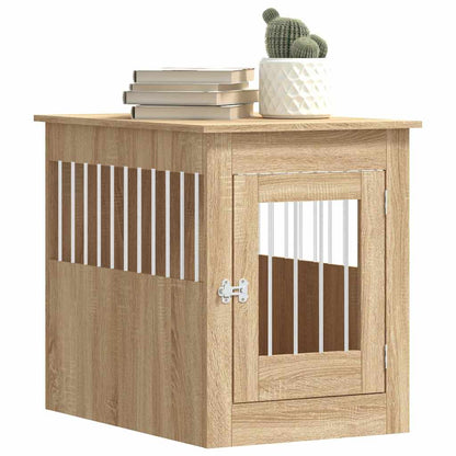 Hondenbench 55 x 80 x 68 cm bewerkt hout sonoma eikenkleurig