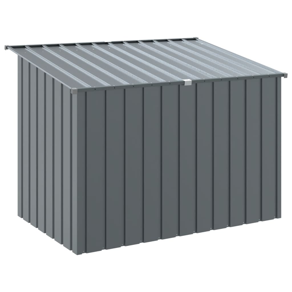 Hondenhok met dak 153x91x110 cm staal antracietkleurig