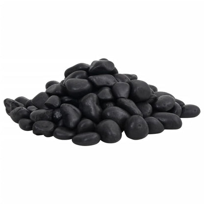 Kiezelstenen gepolijst 2-5 cm 10 kg zwart