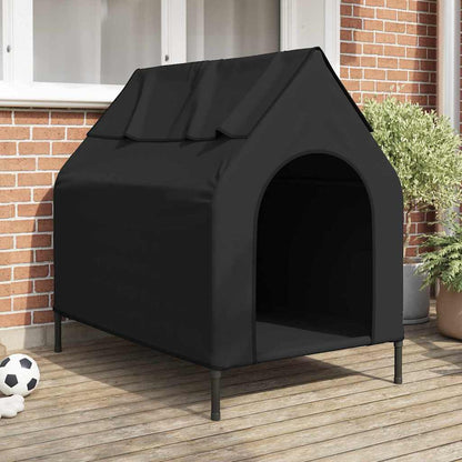 Hondenhuis Zwart 110 x 75 x 107.5 cm Oxford Stof en Staal