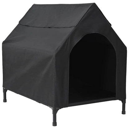 Hondenhuis Zwart 110 x 75 x 107.5 cm Oxford Stof en Staal