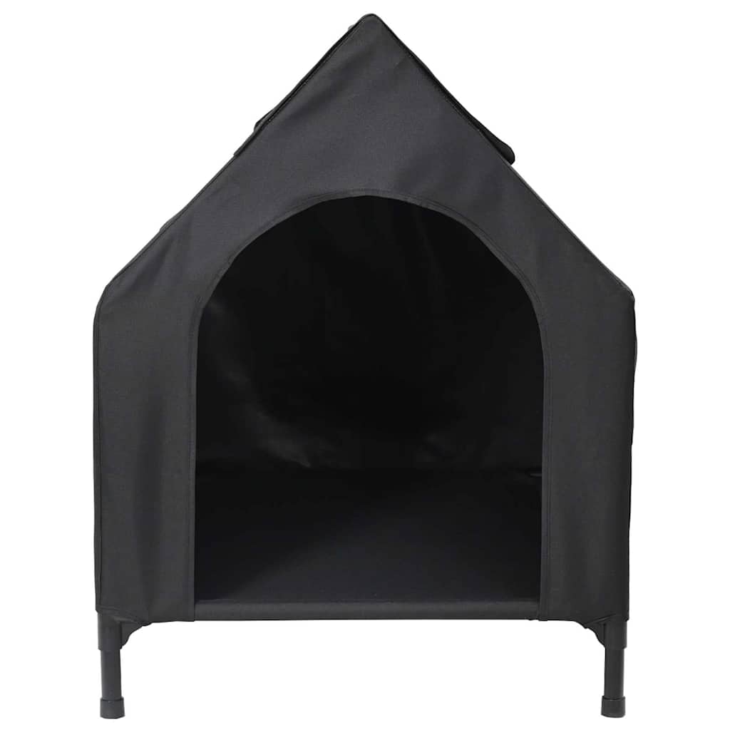 Hondenhuis Zwart 110 x 75 x 107.5 cm Oxford Stof en Staal