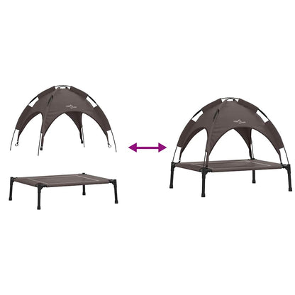 Hondenbed Bruin s Staal