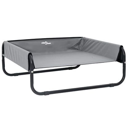 Hondenbed Lichtgrijs m Oxford Stof en Staal