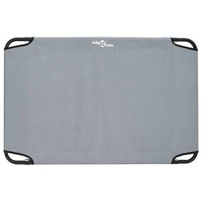 Hondenbed Lichtgrijs 90 x 55 x 18 cm Oxford Stof en Staal