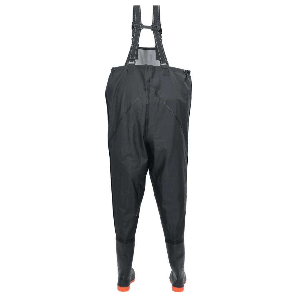 Waadpak met laarzen maat 41 zwart