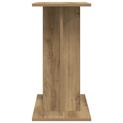 Aquariumstandaard 60x30x60cm bewerkt hout artisanaal eikenkleur
