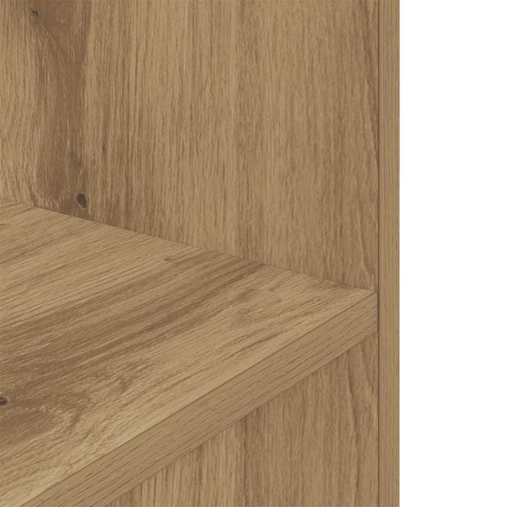 Aquariumstandaard 60x30x60cm bewerkt hout artisanaal eikenkleur