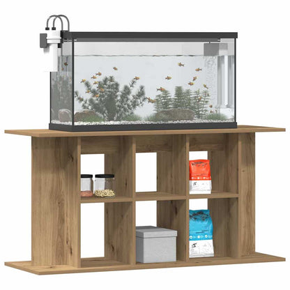 Aquariumstandaard 120x40x60 cm bewerkt hout artisanaal eiken