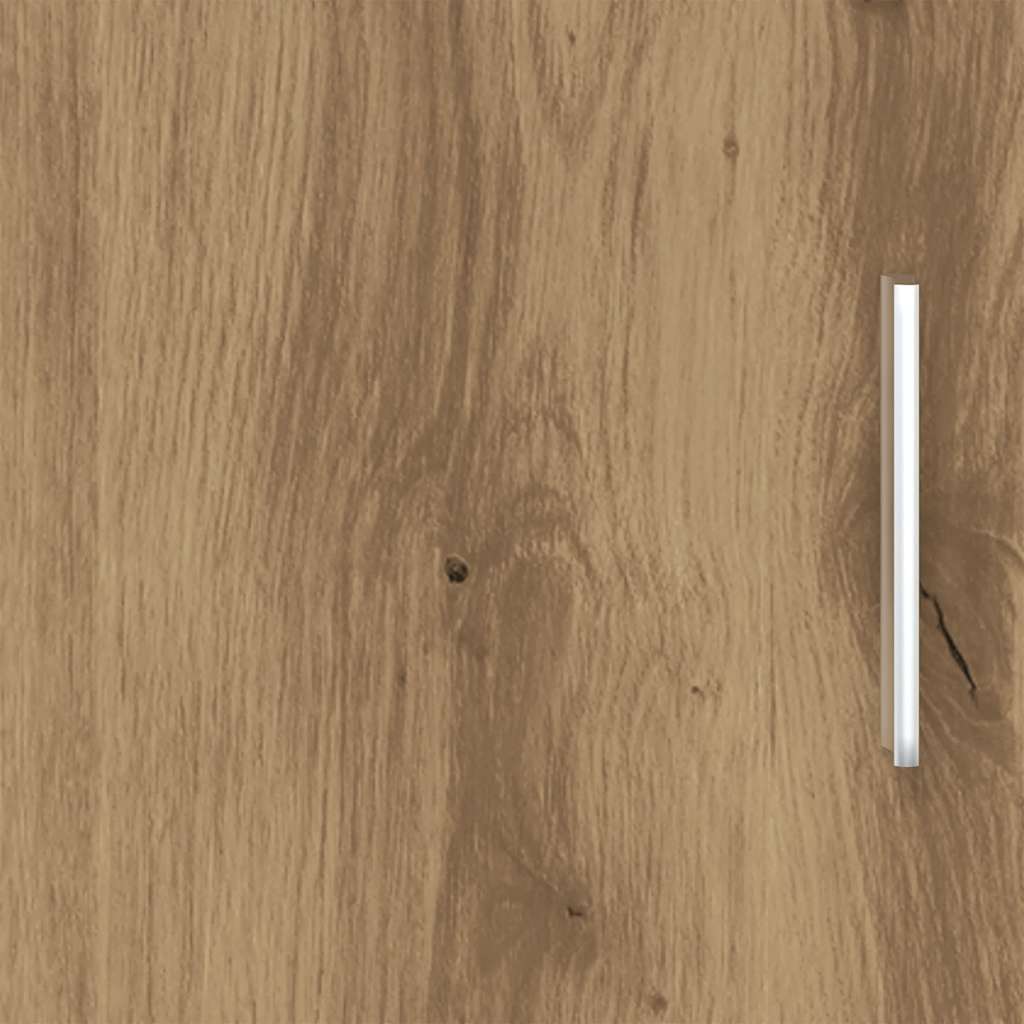 Aquariumstandaard 101x41x58 cm bewerkt hout artisanaal eiken