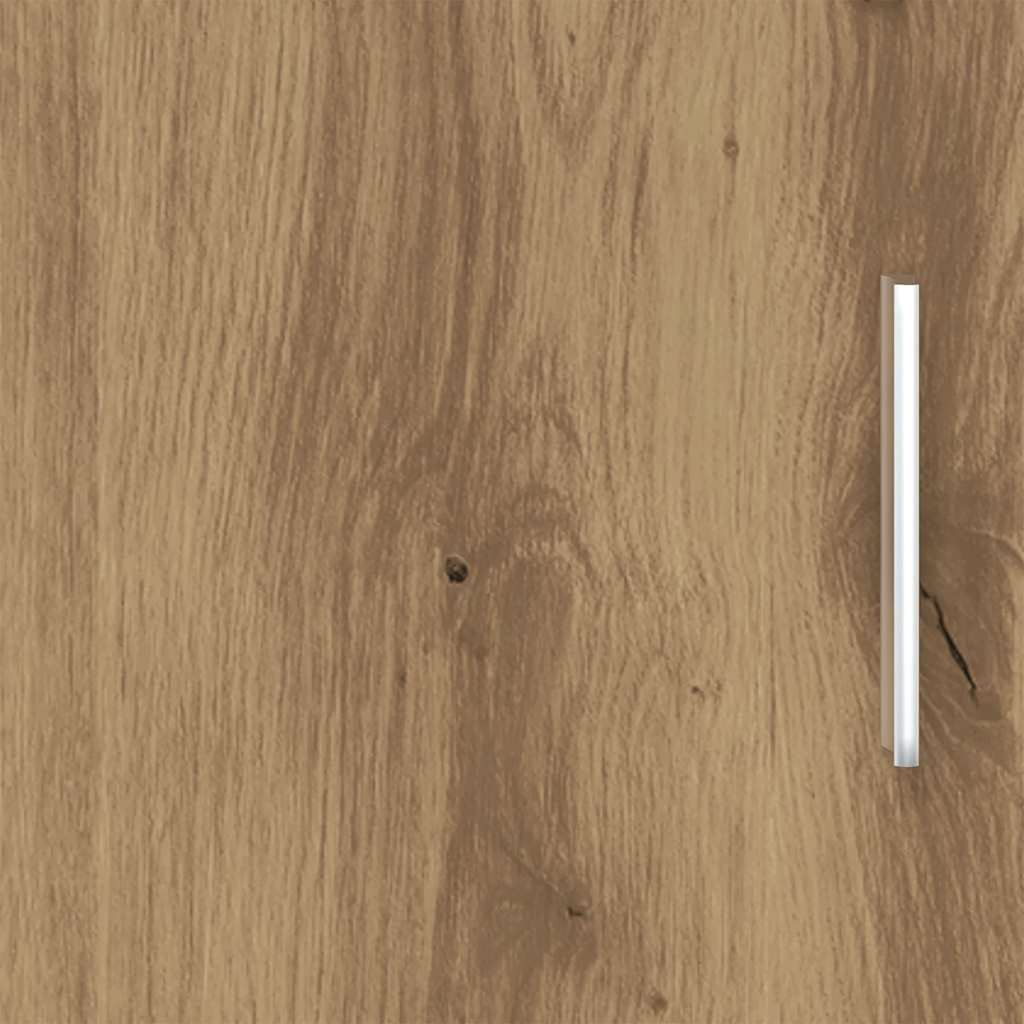 Aquariumstandaard 121x41x58 cm bewerkt hout artisanaal eiken