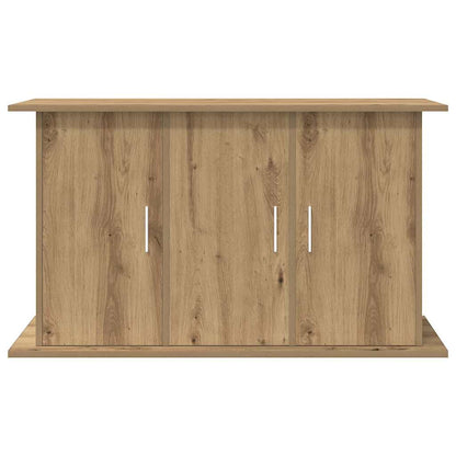 Aquariumstandaard 101x41x58 cm bewerkt hout artisanaal eiken
