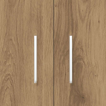 Aquariumstandaard 101x41x58 cm bewerkt hout artisanaal eiken