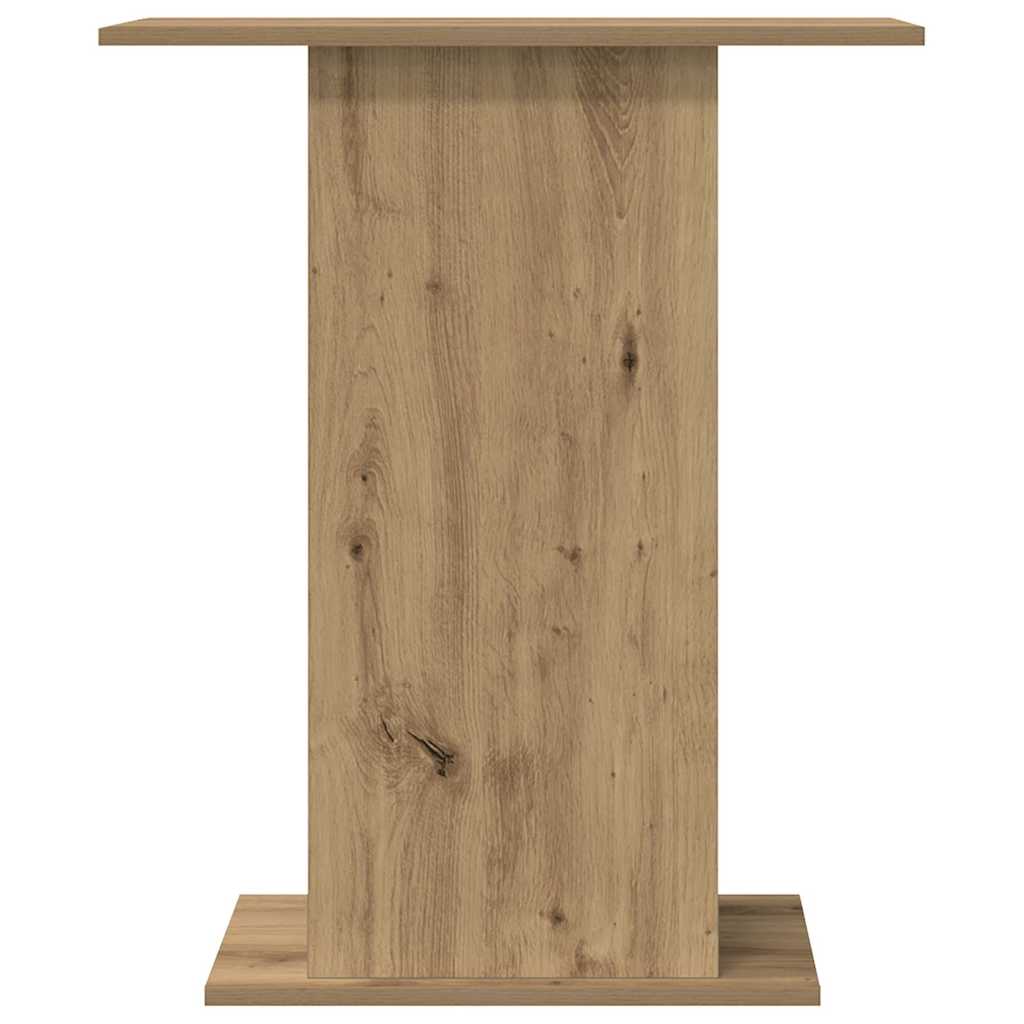 Aquariumstandaard 36x60,5x72,5 cm bewerkt hout artisanaal eiken