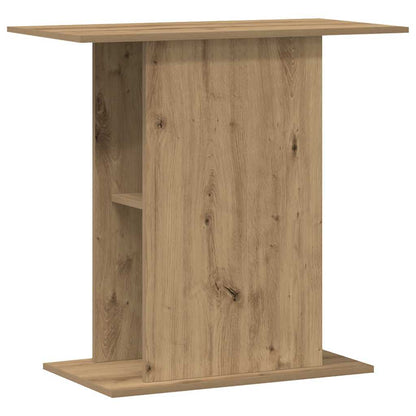Aquariumstandaard 36x75x72,5 cm bewerkt hout artisanaal eiken