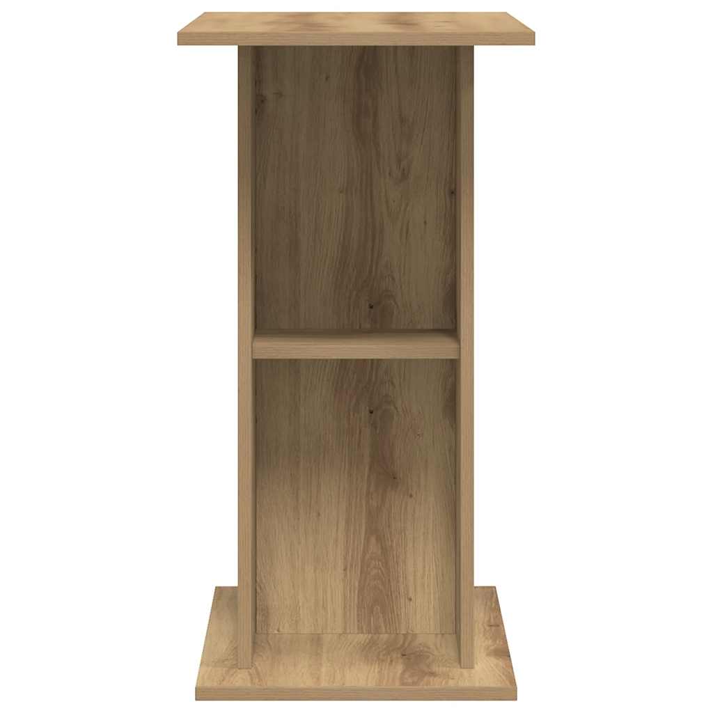Aquariumstandaard 36x75x72,5 cm bewerkt hout artisanaal eiken
