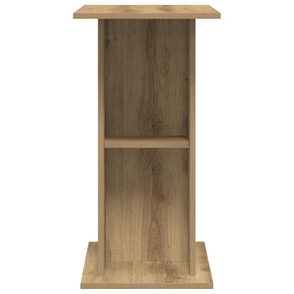 Aquariumstandaard 36x75x72,5 cm bewerkt hout artisanaal eiken
