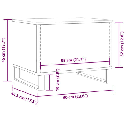Aquariumstandaard 36x75x72,5 cm bewerkt hout artisanaal eiken