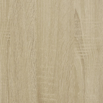 Kattenbakkast 60x40x40 cm bewerkt hout sonoma eikenkleurig