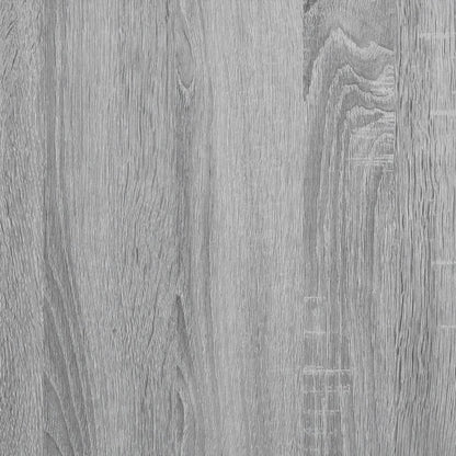 Kattenbakkast 60x40x40 cm bewerkt hout grijs sonoma eikenkleur