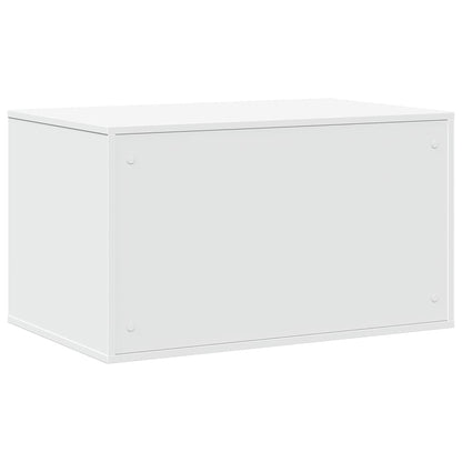 Kattenbakkast 80x50x45 cm bewerkt hout wit