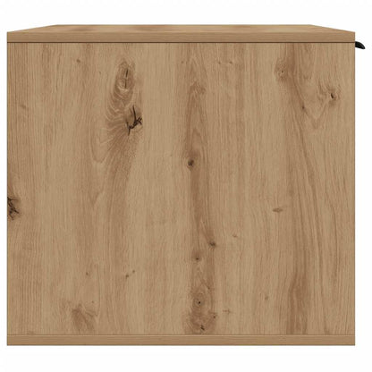 Kattenbakkast 80x50x45 cm bewerkt hout artisanaal eikenkleurig