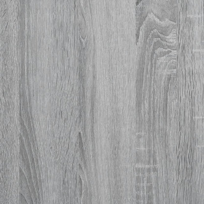 Kattenbakkast 53x53x51 cm bewerkt hout grijs sonoma eikenkleur