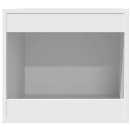 Kattenbakkast 47x59x42 cm bewerkt hout wit