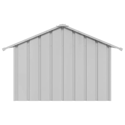 Hondenhok met dak 83x130x85 cm gegalvaniseerd staal