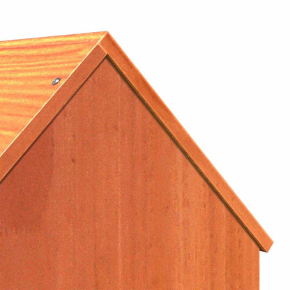 Kattenhuis 41x50x50 cm massief grenenhout wasbruin