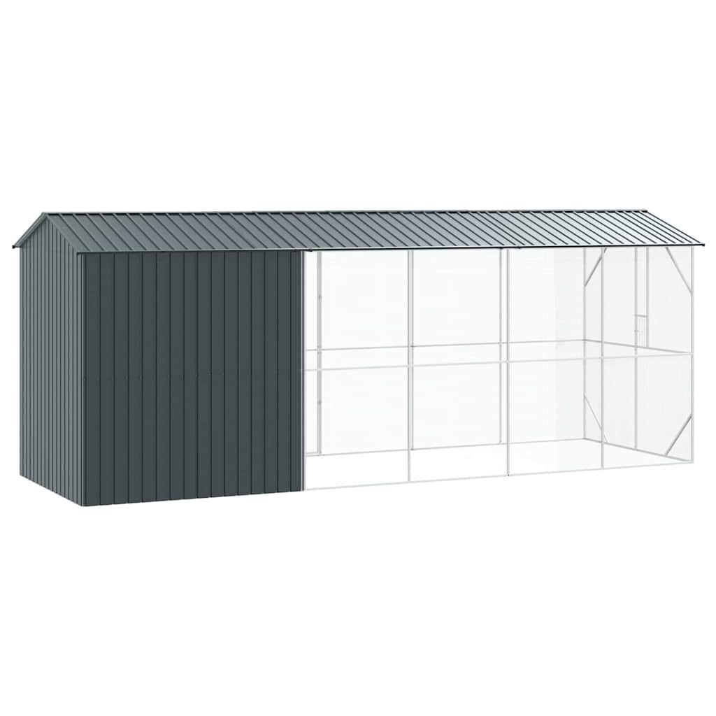 Vogelkooi Antraciet 645 x 208 x 247 cm Gegalvaniseerd staal