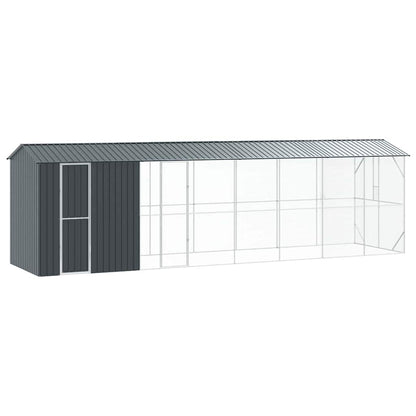 Vogelkooi Antraciet 860 x 208 x 247 cm Gegalvaniseerd staal