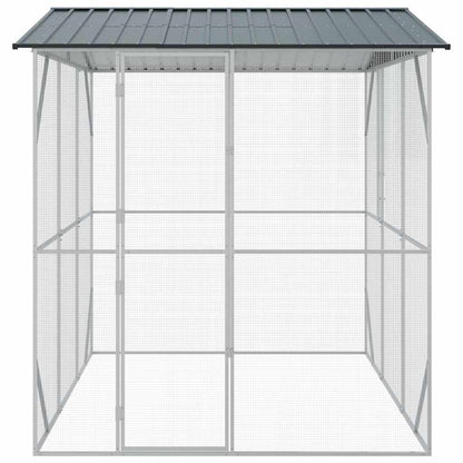 Vogelkooi Antraciet 227 x 310 x 247 cm Gegalvaniseerd staal