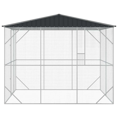Vogelkooi Antraciet 227 x 310 x 247 cm Gegalvaniseerd staal
