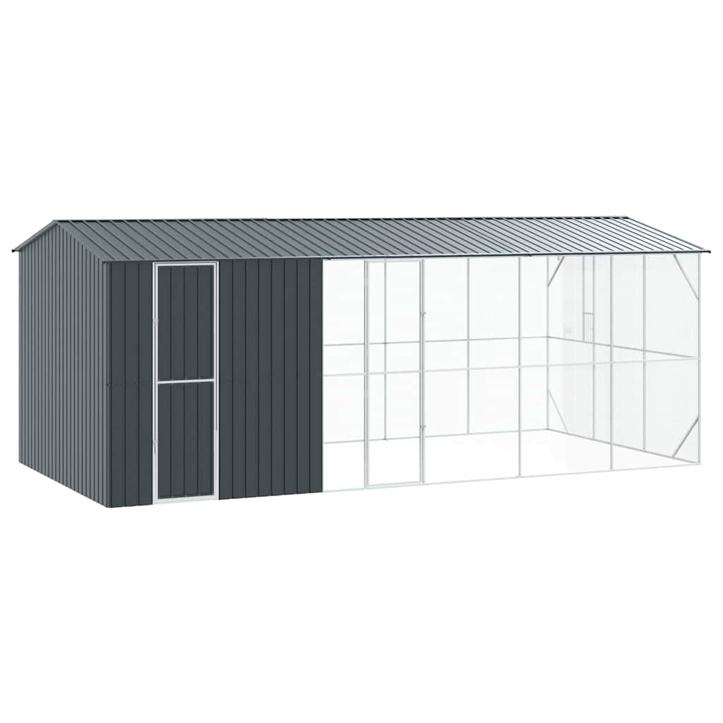Vogelkooi Antraciet 645 x 310 x 247 cm Gegalvaniseerd staal