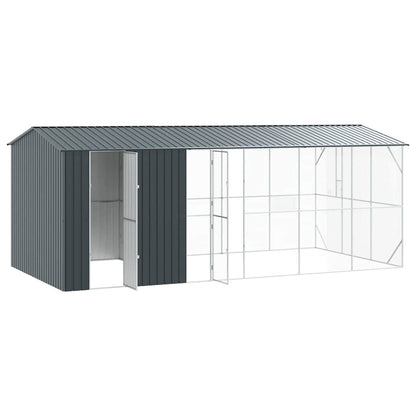 Vogelkooi Antraciet 645 x 310 x 247 cm Gegalvaniseerd staal