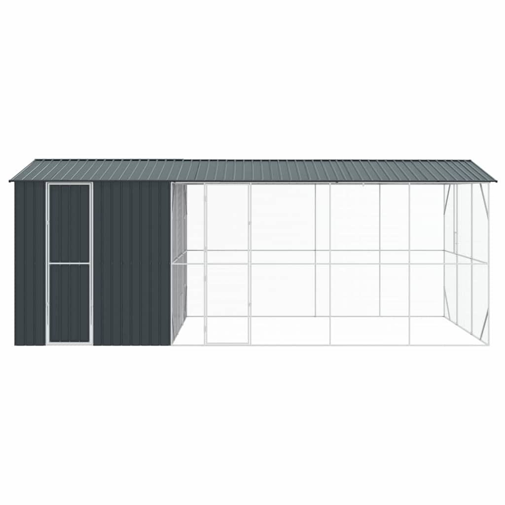 Vogelkooi Antraciet 645 x 310 x 247 cm Gegalvaniseerd staal
