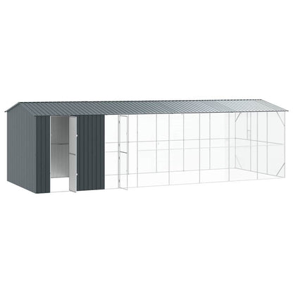 Vogelkooi Antraciet 860 x 310 x 247 cm Gegalvaniseerd staal