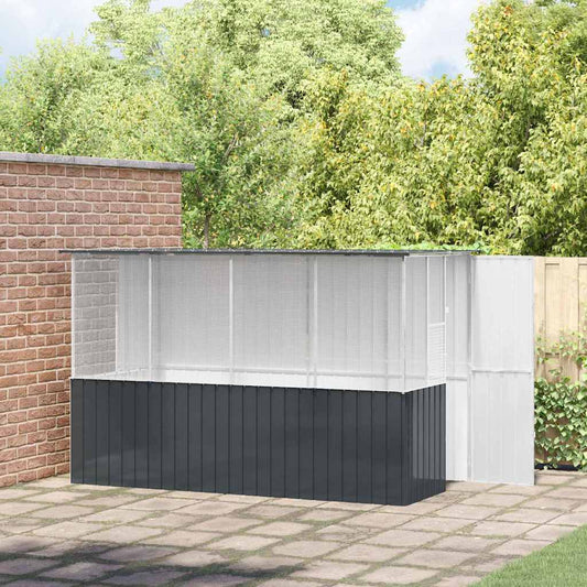 Vogelkooi Antraciet 154 x 307 x 200 cm Gegalvaniseerd staal