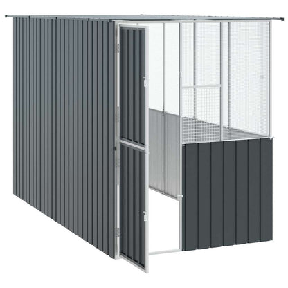 Vogelkooi Antraciet 154 x 307 x 200 cm Gegalvaniseerd staal