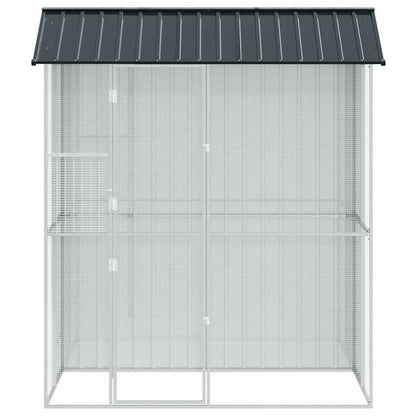 Vogelkooi Antraciet 215 x 110 x 247 cm Gegalvaniseerd staal