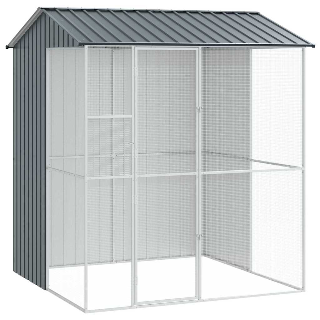 Vogelkooi Antraciet 215 x 210 x 247 cm Gegalvaniseerd staal