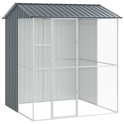 Vogelkooi Antraciet 215 x 210 x 247 cm Gegalvaniseerd staal